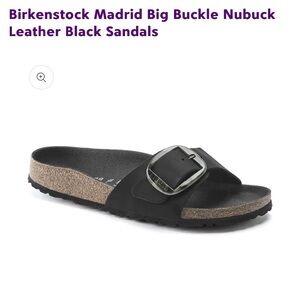 Birkenstock Big Buckle Madrid Black Tortoise - sz 40